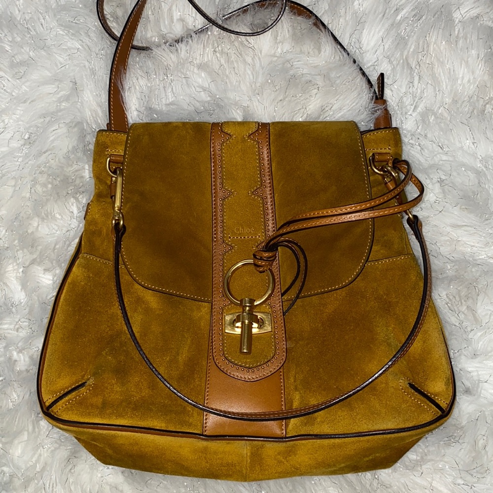 Authentic Chloe Lexa Medium Studded Bag